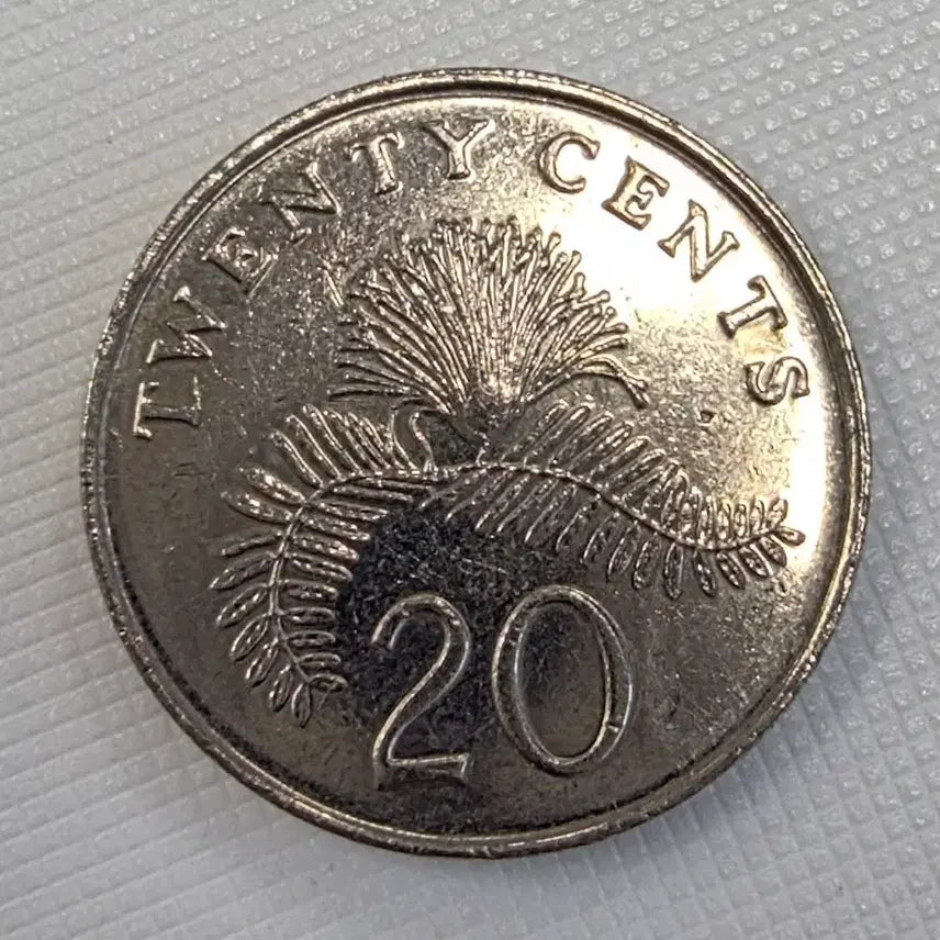 [BUNJANG] Singapore 20 Cent Coin zk-1208 / 싱가포르 20센트 주화 zk-1208