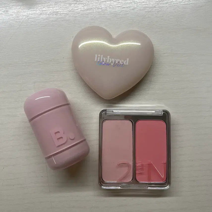 [BUNJANG] 2AN, Lilybyred, Bbi@n Vanilla Co. Blush & Highlighter Bundle Set / 투에이엔, 릴바레, 바닐라코 블러셔&하이라이터 일괄