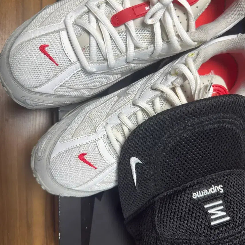 [BUNJANG] Supreme Nike Shox + Running Hat Bundle / [275] 슈프림 나이키 샥스 + 러닝 햇