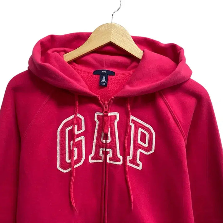 [BUNJANG] GAP Pink Fleece Hoodie S / 갭 GAP 기모 핑크 후드집업 S