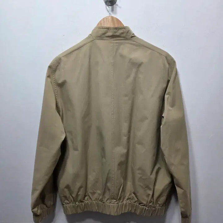 [BUNJANG] Lacoste Beige Windbreaker Bomber Jacket (M) / 라코스테 베이지색 바람막이 점퍼 봄버 M