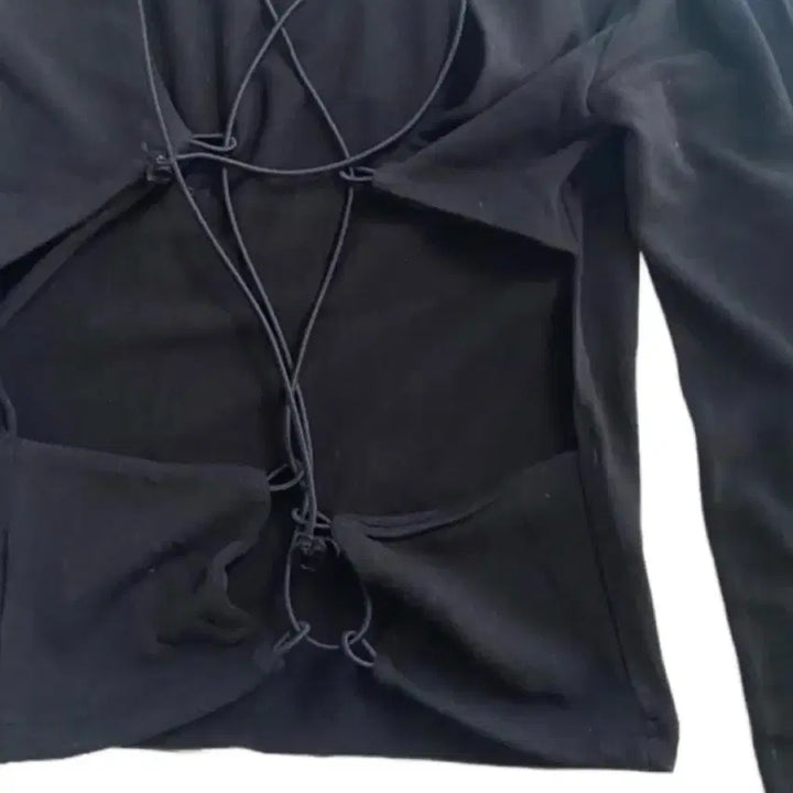 [BUNJANG] Tencel Crop Top / 백리스 크롭 텐셀티