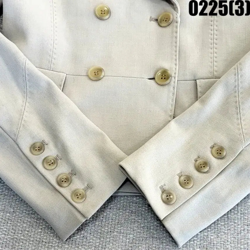 [BUNJANG] Plastic Island Double Button Short Jacket / M 플라스틱아일랜드 더블버튼 숏 자켓 0225(3)