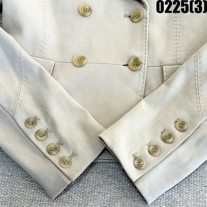 [BUNJANG] Plastic Island Double Button Short Jacket / M 플라스틱아일랜드 더블버튼 숏 자켓 0225(3)