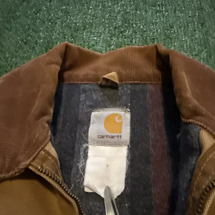 [BUNJANG] Carhartt Custom Detroit Blanket Jacket Brown L / 칼하트 커스텀 디트로이트 블랭킷 자켓 브라운