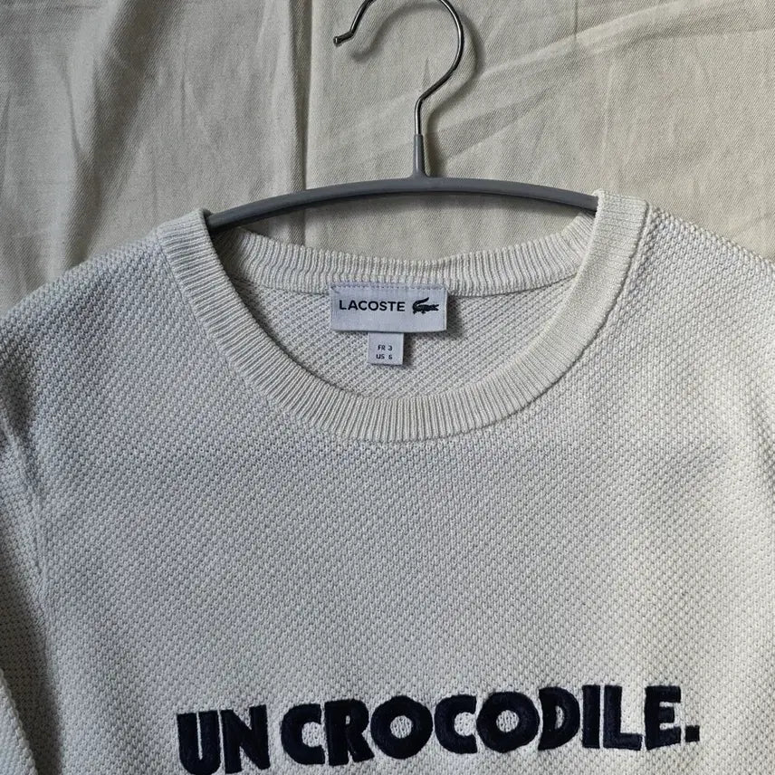 [BUNJANG] Lacoste Spell Knit Sweater / 라코스테 스펠 니트