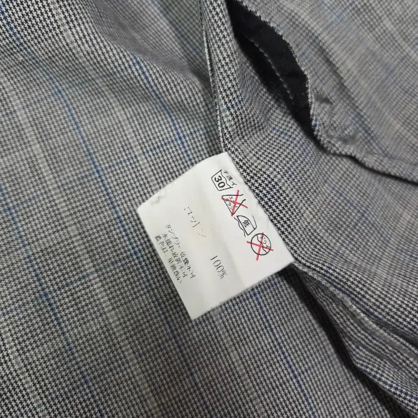 [BUNJANG] Beamz Glen Check Sheepskin Work Jacket / 빔즈 글렌 체크 쉽스킨 디테일 워크 재킷