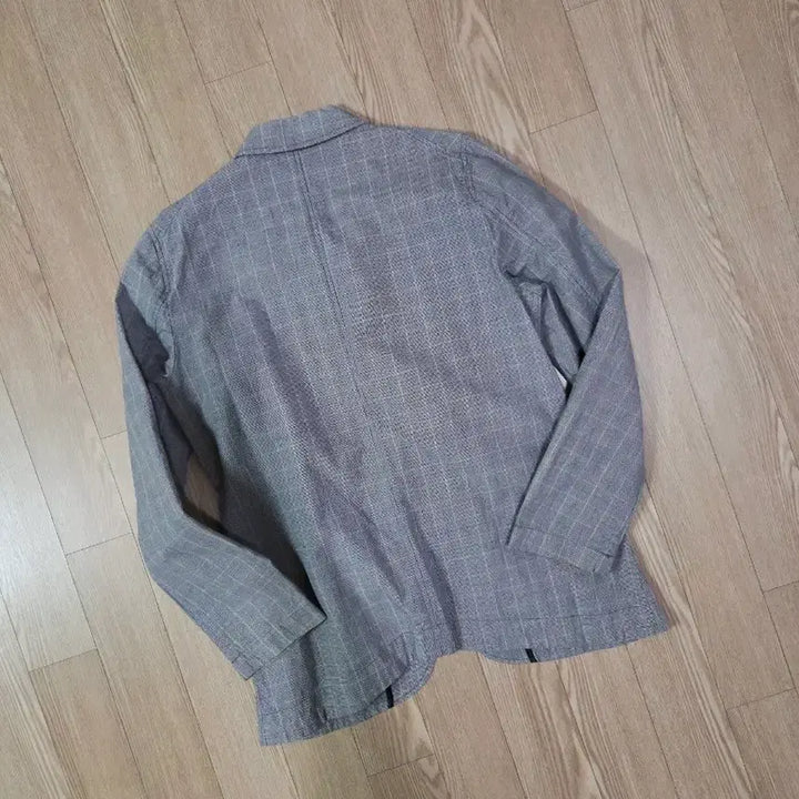 [BUNJANG] Beamz Glen Check Sheepskin Work Jacket / 빔즈 글렌 체크 쉽스킨 디테일 워크 재킷