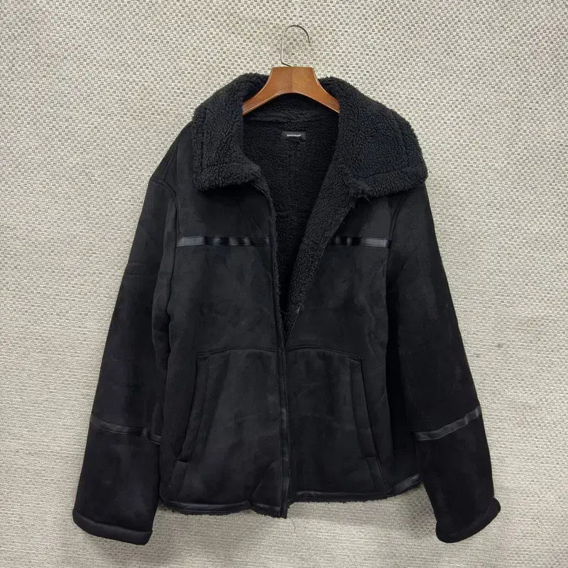 [BUNJANG] Vintage Black Mustang L M12669 / 빈티지 블랙 무스탕 L M12669