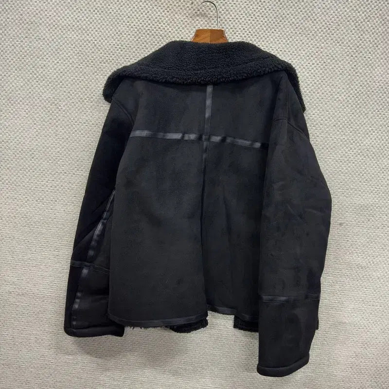 [BUNJANG] Vintage Black Mustang L M12669 / 빈티지 블랙 무스탕 L M12669