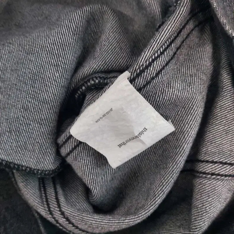 [BUNJANG] thisisneverthat Black Denim Jacket (95/100) / 디스이즈네버댓 오버핏 블랙데님자켓/95/100/구제24시/일