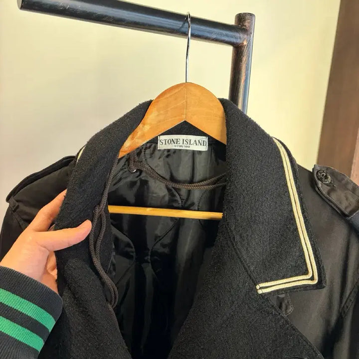 [BUNJANG] Stone Island Belted Trench Coat - M / 15863 - 스톤아일랜드 벨티드 트렌치 코트