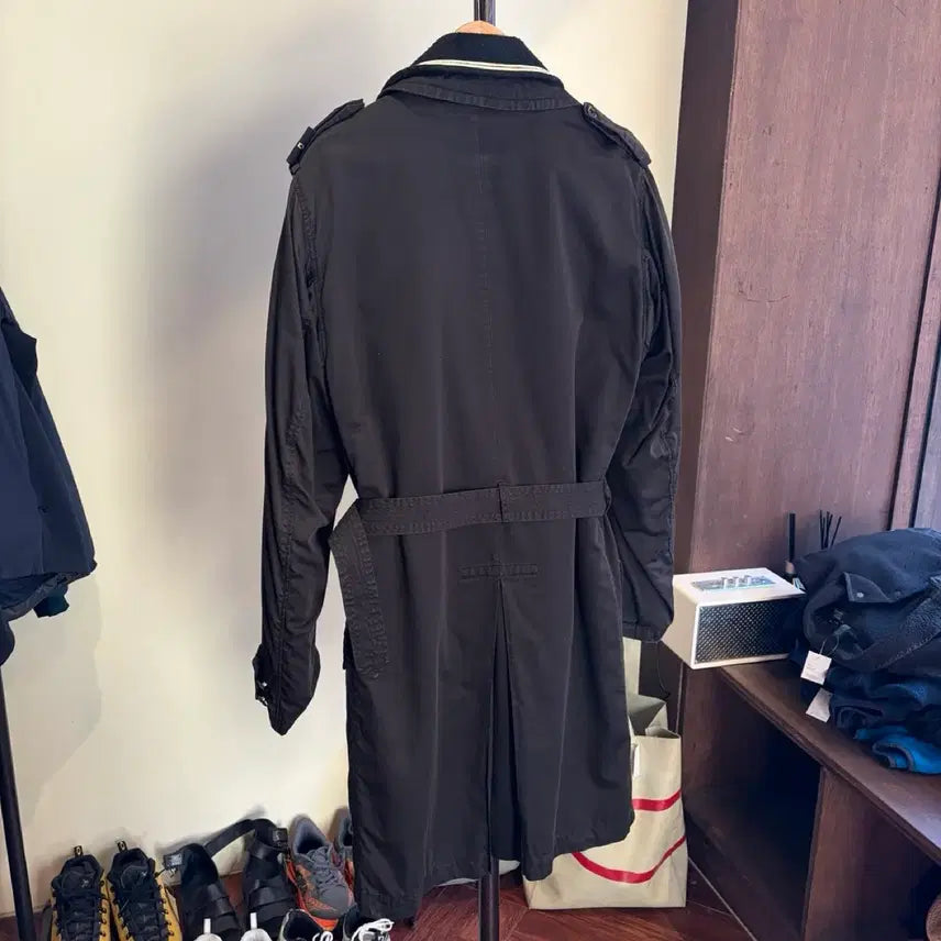 [BUNJANG] Stone Island Belted Trench Coat - M / 15863 - 스톤아일랜드 벨티드 트렌치 코트