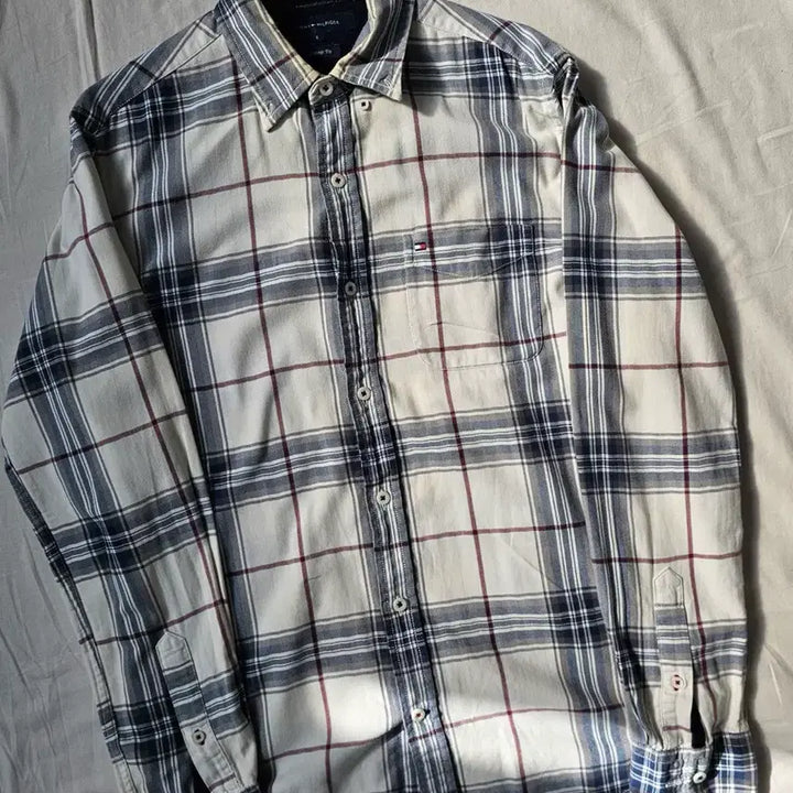 [BUNJANG] Tommy Hilfiger Checkered Shirt / 타미힐피거 체크셔츠