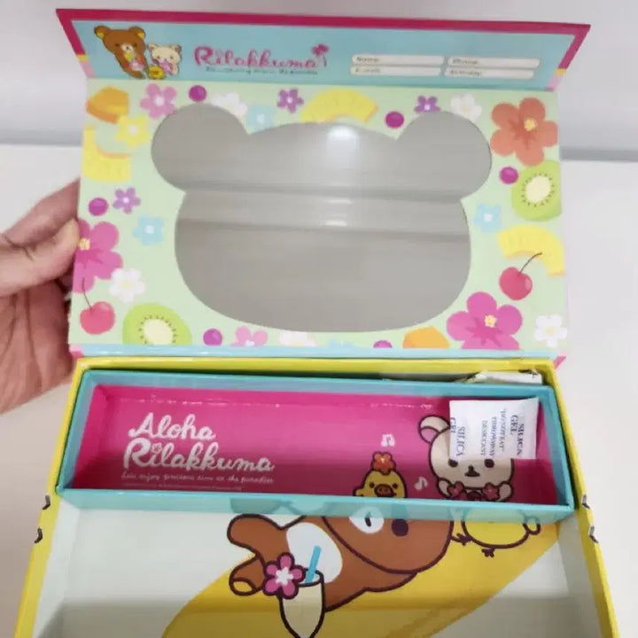 [BUNJANG] Rilakkuma Mirror Box Pencil Case / 고전)리락쿠마 거울지함 필통 빅사이즈!