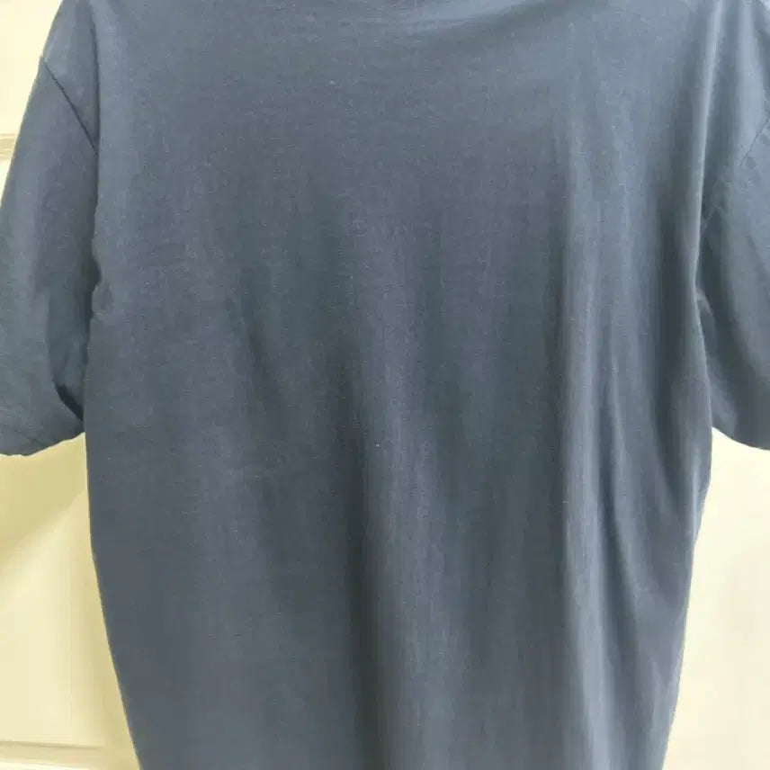 [BUNJANG] Roma Navy Embroidered T-shirt / 네이비 Roma 자수 반팔 티셔츠