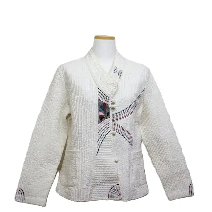 [BUNJANG] Woman Quilted Top 66 Embroidered / k115 여성 누빔개량상의(자수)/여성66/가슴둘레95/사놀까