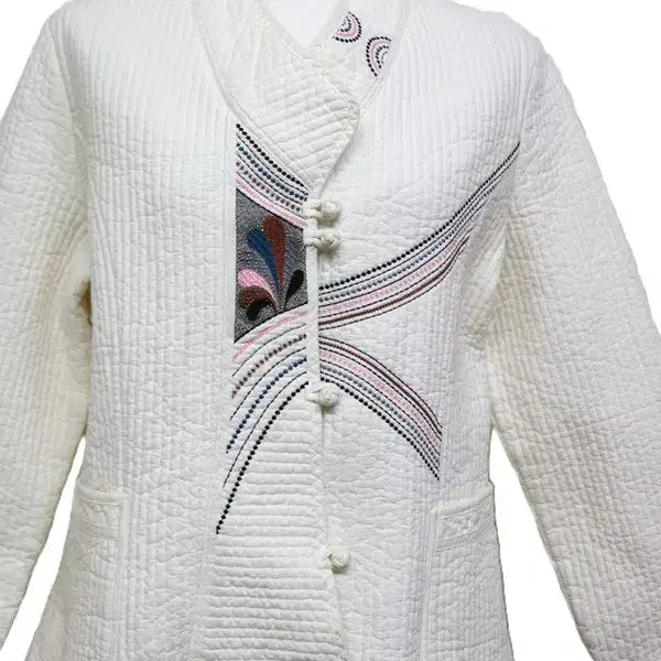 [BUNJANG] Woman Quilted Top 66 Embroidered / k115 여성 누빔개량상의(자수)/여성66/가슴둘레95/사놀까