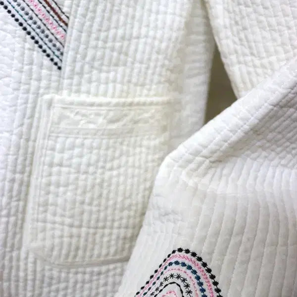 [BUNJANG] Woman Quilted Top 66 Embroidered / k115 여성 누빔개량상의(자수)/여성66/가슴둘레95/사놀까