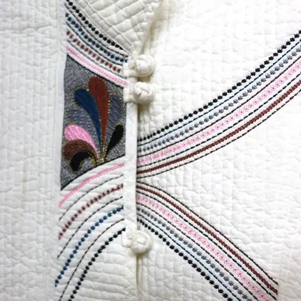 [BUNJANG] Woman Quilted Top 66 Embroidered / k115 여성 누빔개량상의(자수)/여성66/가슴둘레95/사놀까