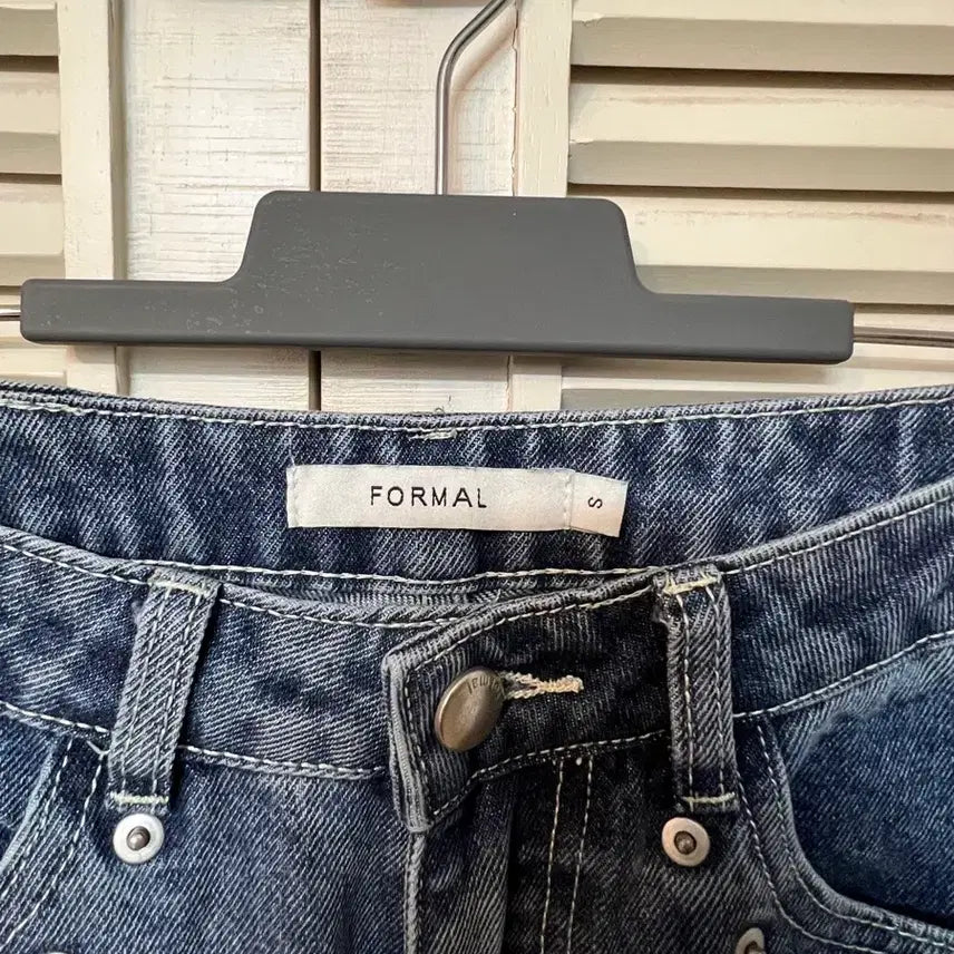 [BUNJANG] Denim Wide Pants S / 데님 와이드 팬츠 S