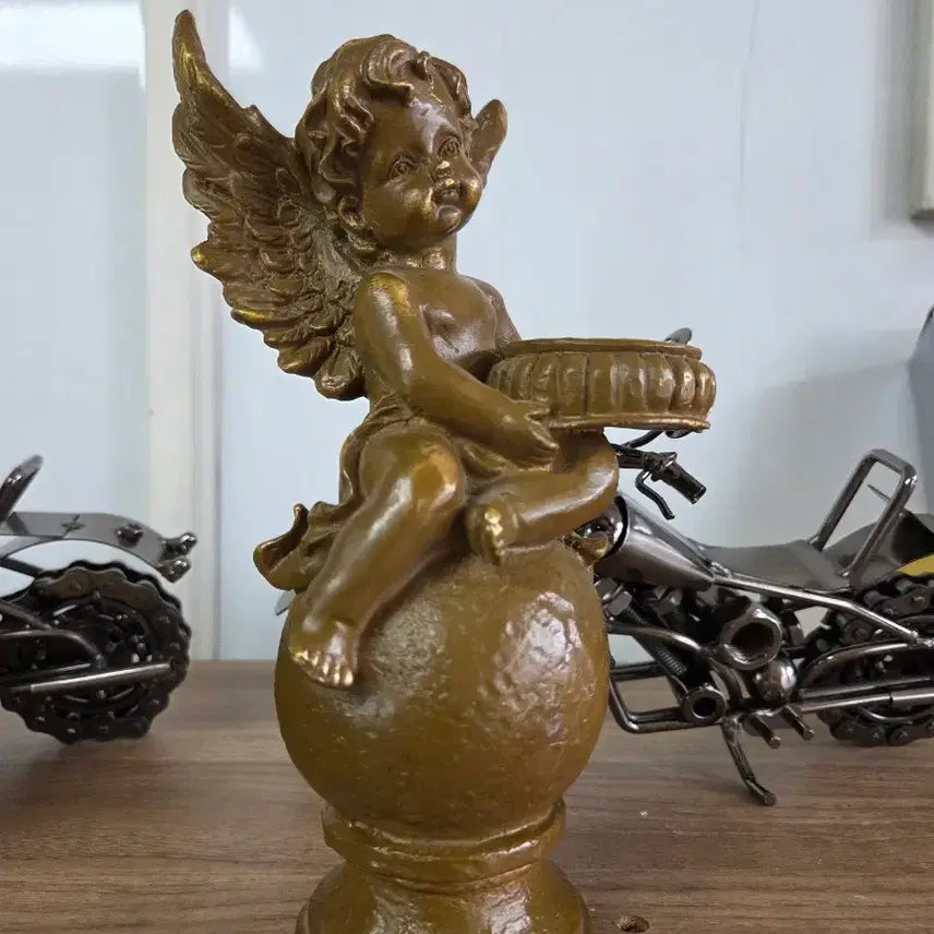 [BUNJANG] Angel Bronze Statue / 엔젤 브론즈 동조각상