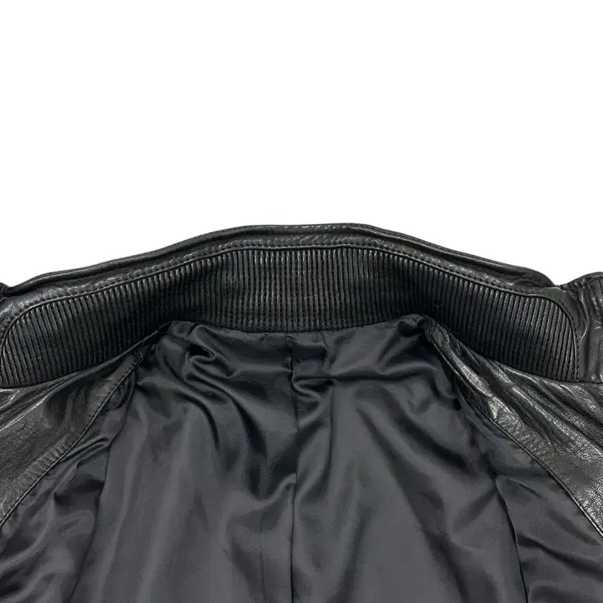 [BUNJANG] SIEG Lambskin Leather Jacket / 지이크 양가죽 레더 자켓