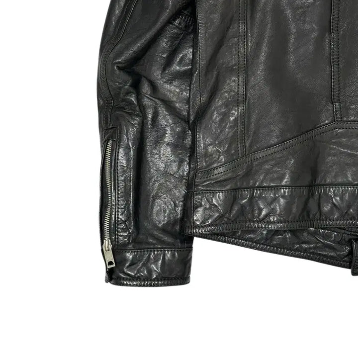 [BUNJANG] SIEG Lambskin Leather Jacket / 지이크 양가죽 레더 자켓
