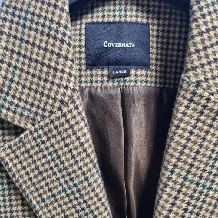 [BUNJANG] Covernat Houndstooth Check Wool Jacket / 커버낫 하운드투스 체크 울 자켓