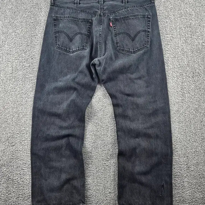 [BUNJANG] Levi's 501 Black Denim Jeans (38X30) / 리바이스 501 블랙 데님 진 팬츠 ( 38X30 ) / 11326