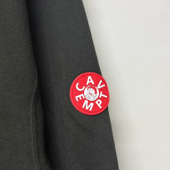 [BUNJANG] C.E Cav Empt Round Sweatshirt Dark Khaki L / 카브 엠트 C.E CAV EMPT 라운드 스웻 판매 L 다크 카키