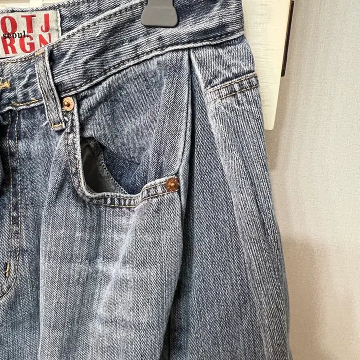 [BUNJANG] N/A Denim Wide Pants / 데님 와이드 팬츠 Free