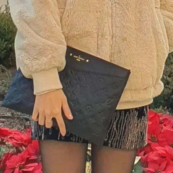 [BUNJANG] Louis Vuitton Empreinte Clutch Black / 루이비통 앙프렝뜨 클러치/클러치백 정품S급(영수증O)