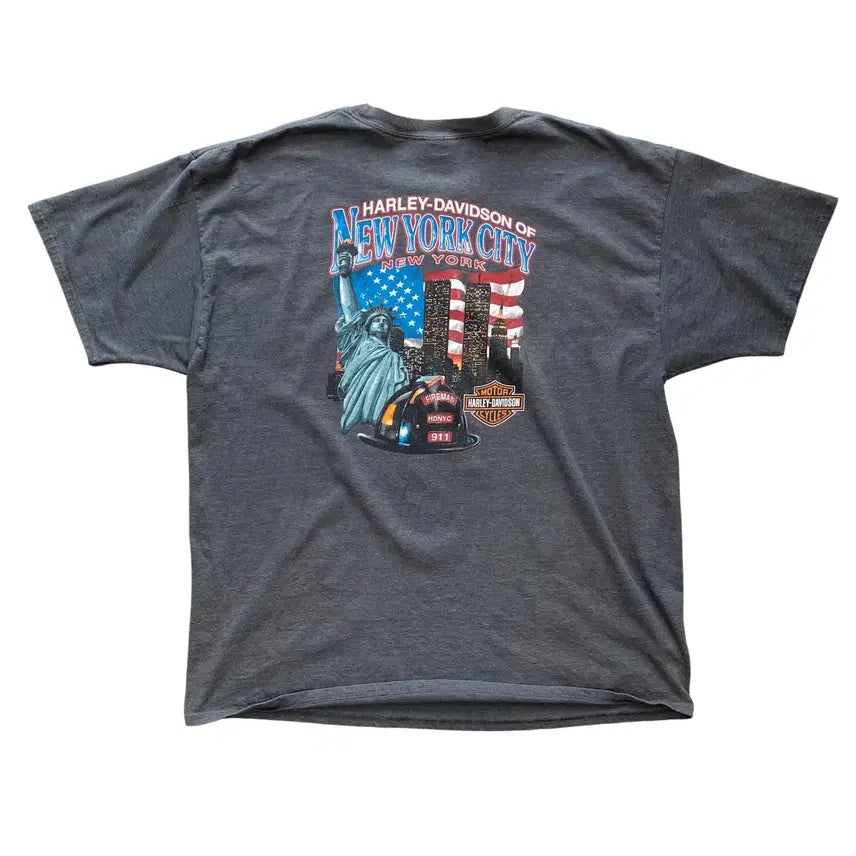 [BUNJANG] Harley Davidson Half Sleeve T-Shirt (Man 2XL) / 할리데이비슨 1/2슬리브 티셔츠 (Man 2XL) / [H0198]