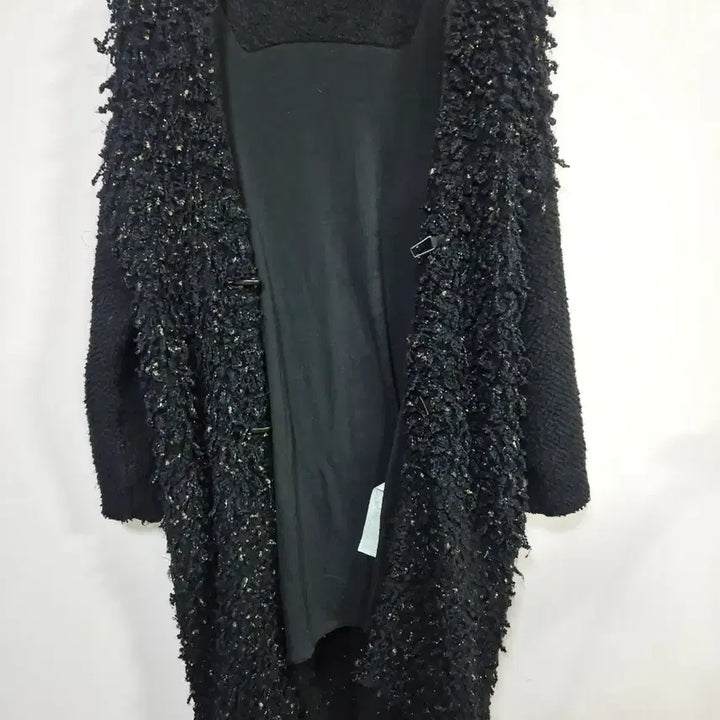 [SOLD OUT] 오브제 강지영 뽀글이 블랙 롱 가디건