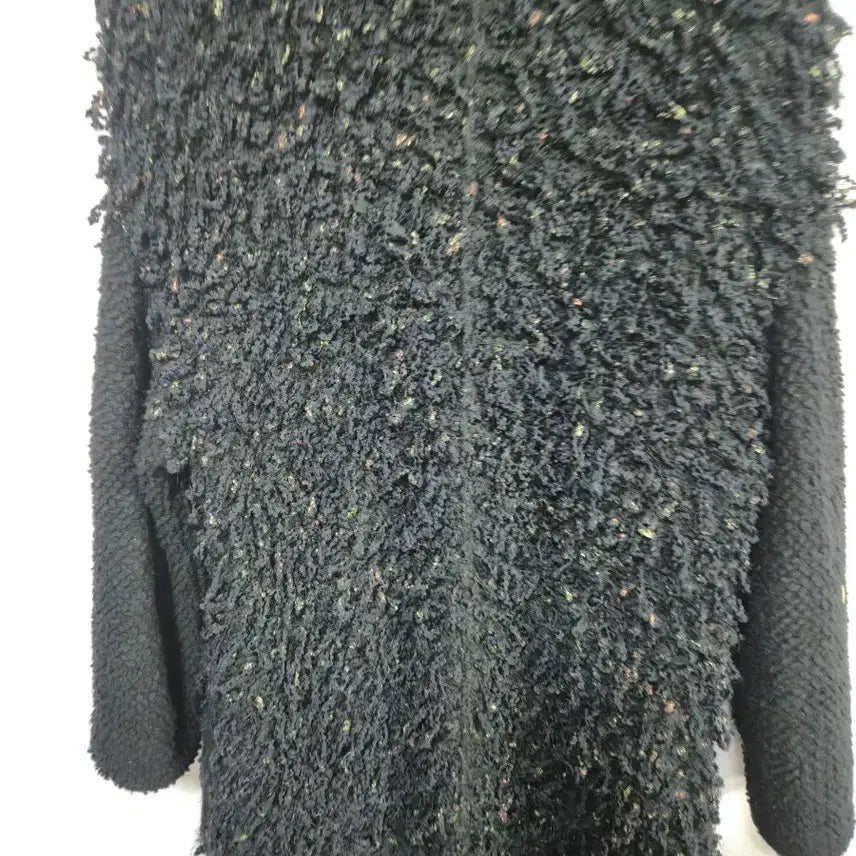 [SOLD OUT] 오브제 강지영 뽀글이 블랙 롱 가디건