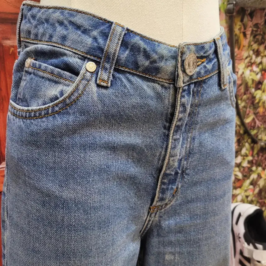 [BUNJANG] Sandro Semi-Bootcut Denim Pants / 산드로 sandro 세미 부츠컷 데님 팬츠