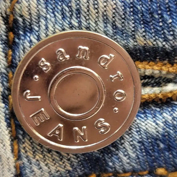 [BUNJANG] Sandro Semi-Bootcut Denim Pants / 산드로 sandro 세미 부츠컷 데님 팬츠