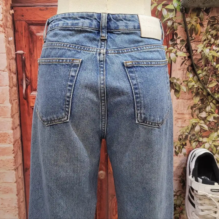 [BUNJANG] Sandro Semi-Bootcut Denim Pants / 산드로 sandro 세미 부츠컷 데님 팬츠