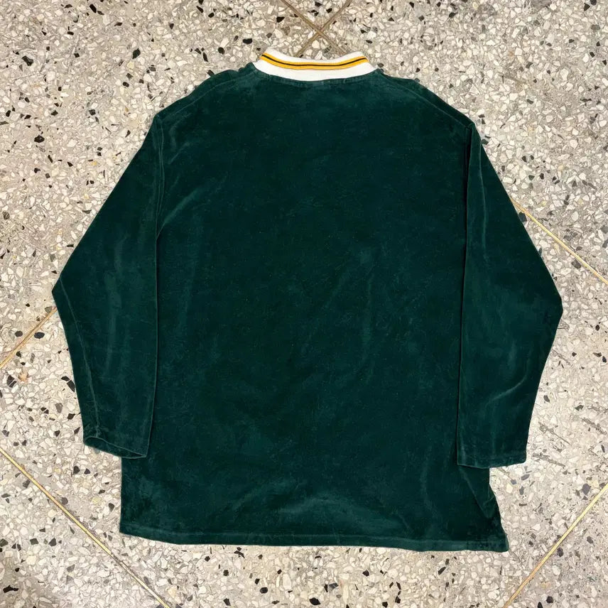 [BUNJANG] NFL Velvet Warm-Up Jacket (Size 2XL) / NFL 지퍼 벨벳 웜업