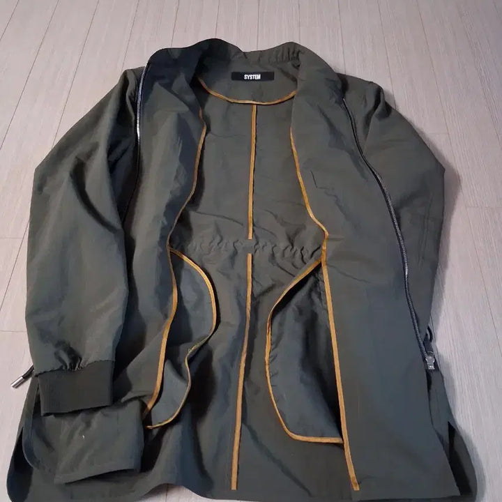 [BUNJANG] SYSTEM Bomber Jacket - Khaki - 105 Size / SYSTEM 시스템 카키색 봄버 자켓