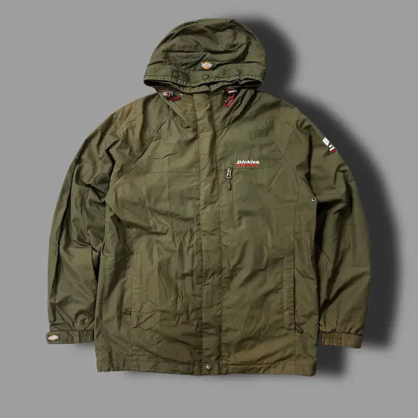 [BUNJANG] Dickies Khaki Field Jacket M / 디키즈 카키 야상 바람막이 자켓 M