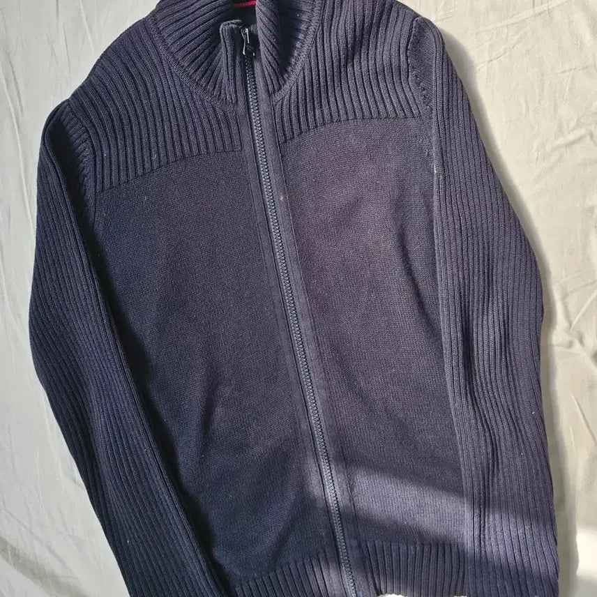 [BUNJANG] Calvin Klein Knit Zip-up / 캘빈클라인 니트집업