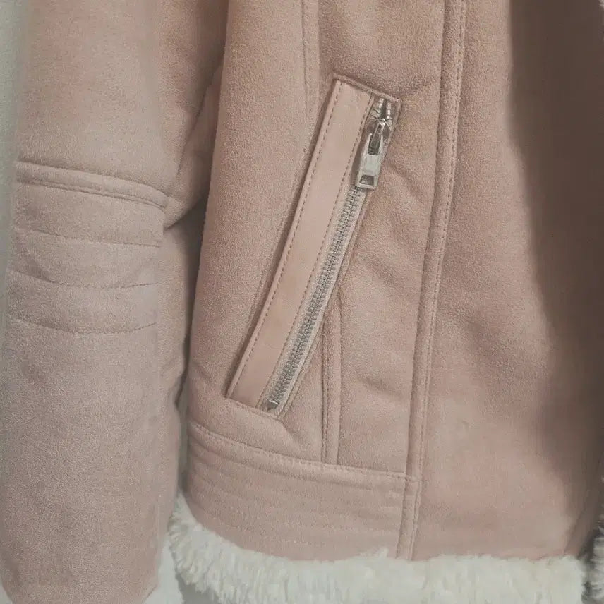 [BUNJANG] Soup Suede Jacket Pink / soup 무스탕 S사이즈 55사이즈 핑크