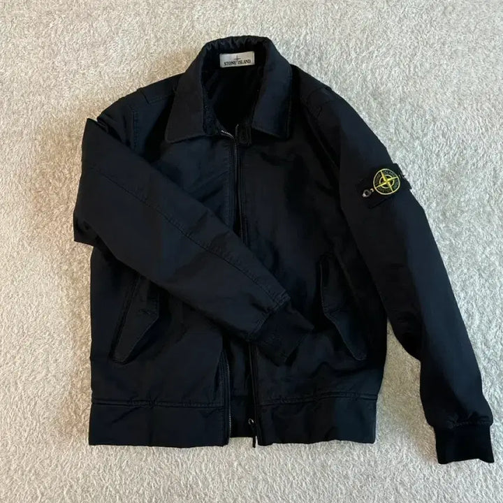 [BUNJANG] Stone Island David TC Jacket Black 95 / 스톤아일랜드 다비드TC 점퍼