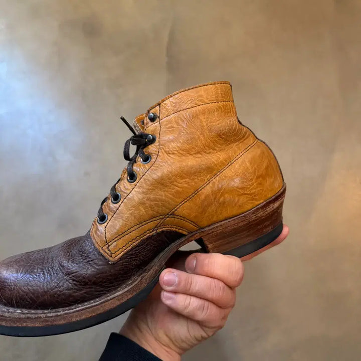 [BUNJANG] Whites Boots Semi Dress Two-Tone Bridle Leather 8D / 화이츠 부츠 세미드레스 투톤 브라이들 가죽 8d