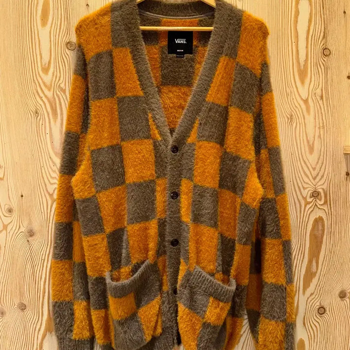 [BUNJANG] Vans Checkerboard Cardigan / 반스 체커보드 가디건