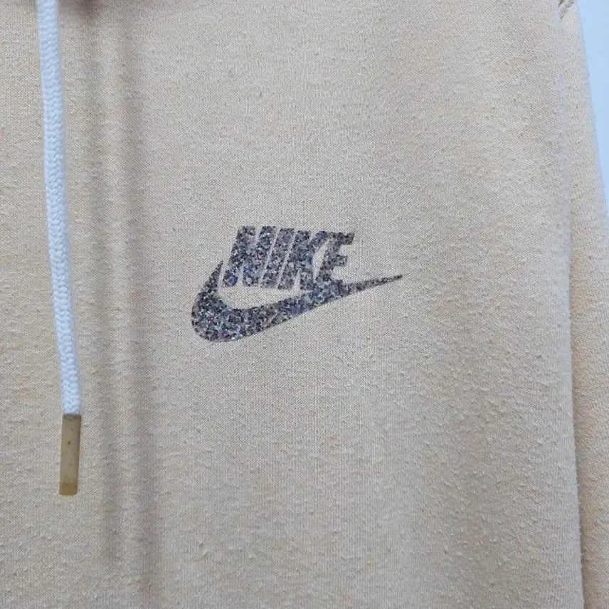 [BUNJANG] Nike Swoosh Hoodie Beige L / 나이키 스우시 후드티 베이지 L
