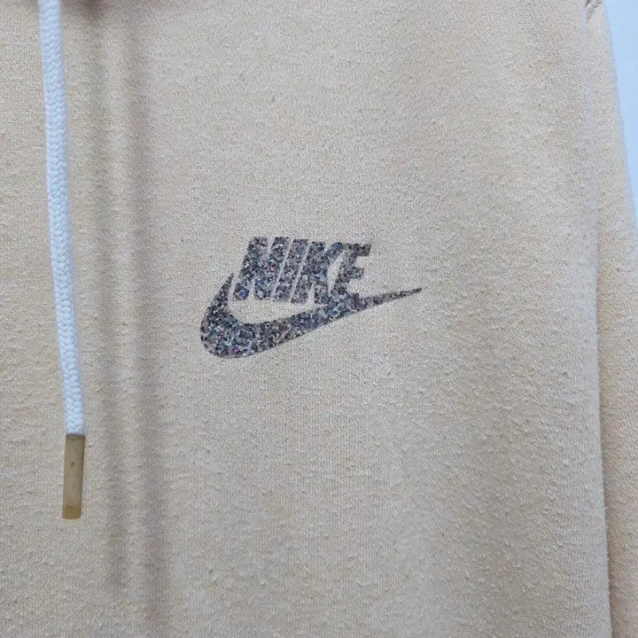 [BUNJANG] Nike Swoosh Hoodie Beige L / 나이키 스우시 후드티 베이지 L