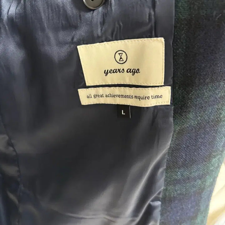 [BUNJANG] Years Ago Black Watch Jacket L / 이얼즈어고 블랙와치 자켓 L